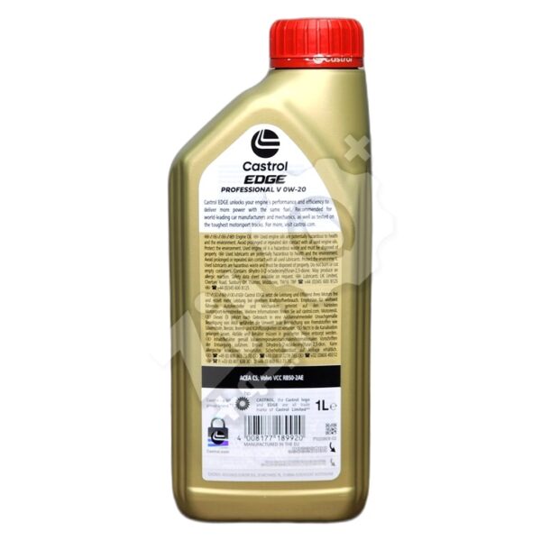 Castrol EDGE PRO V 0W20 1L
